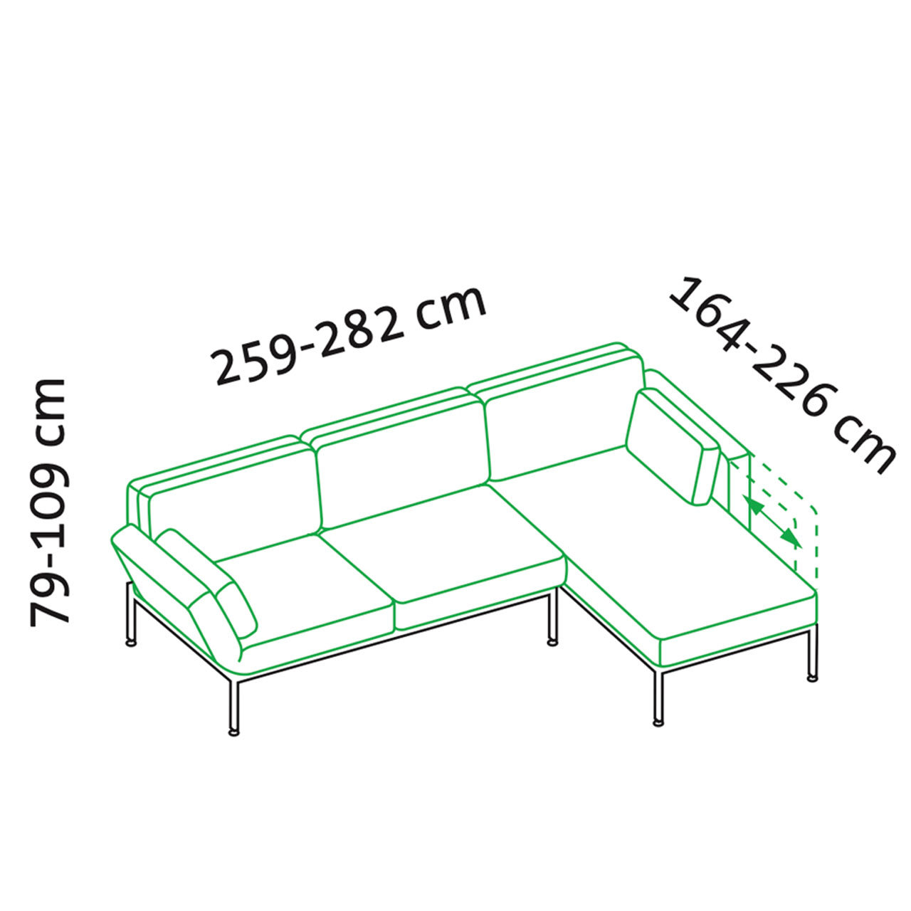 Maßzeichnung roro medium spring 73906-73923