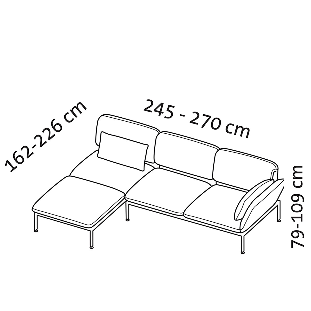 Maßzeichnung roro medium classic 74120-74107