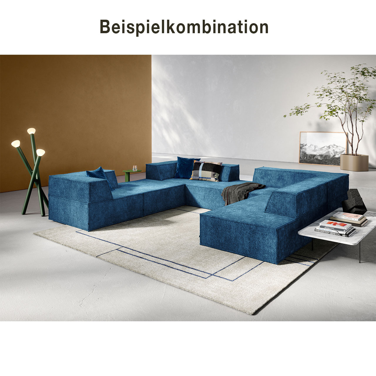 Zusammenstellung aus verschiedenen COR Trio Elementen mit Dekoration