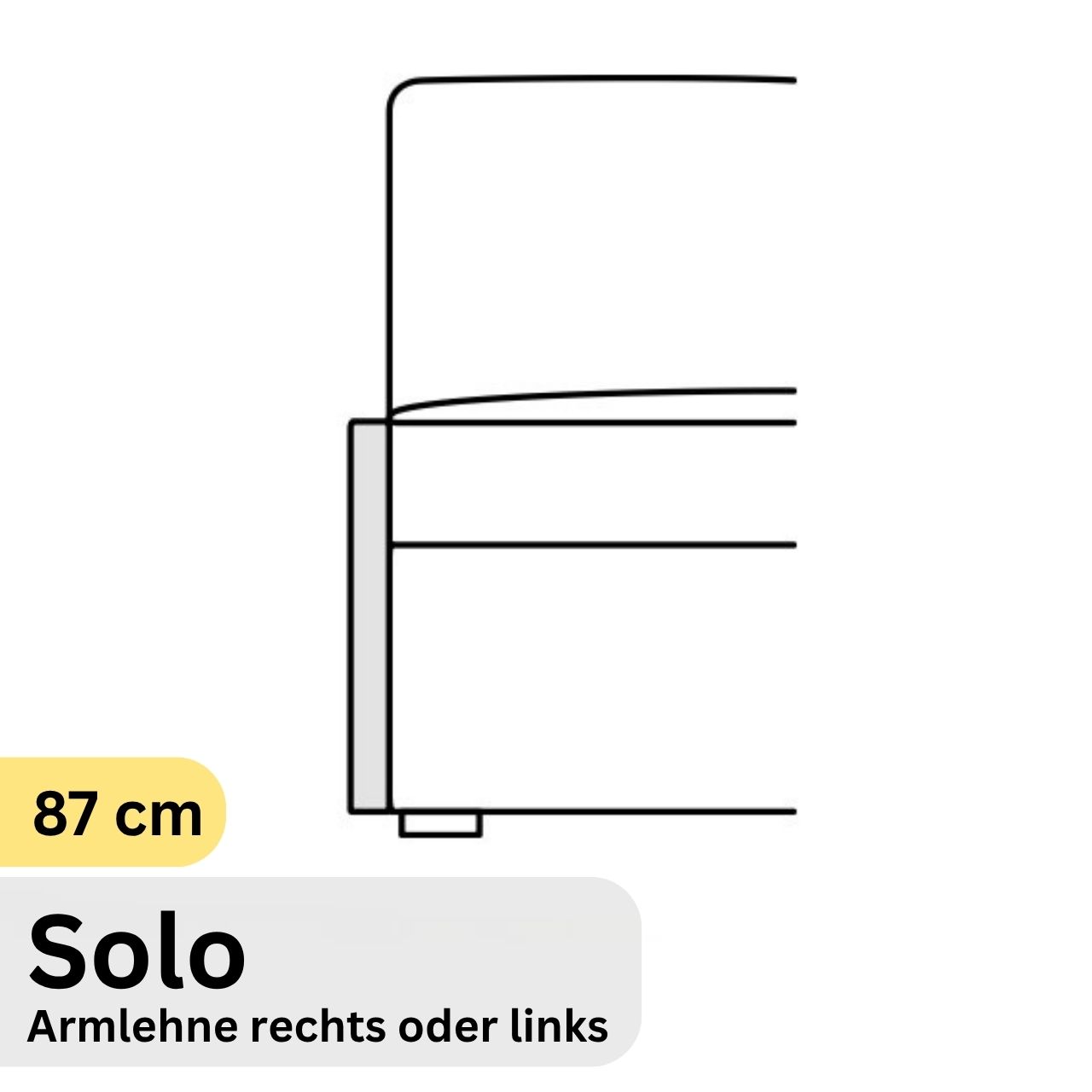 COR Conseta: Skizze Armlehne 69010