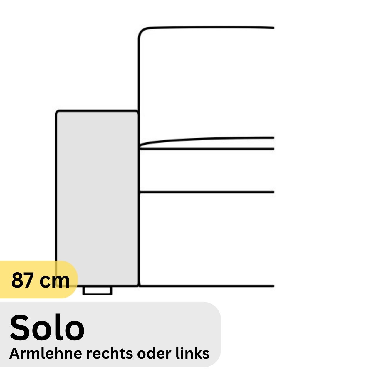 COR Conseta: Skizze Armlehne 60040