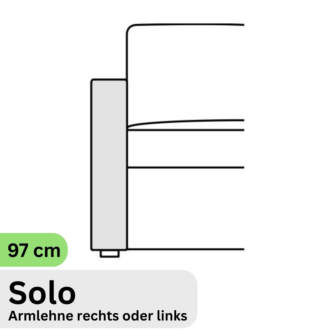 COR Conseta: Skizze Armlehne 64910
