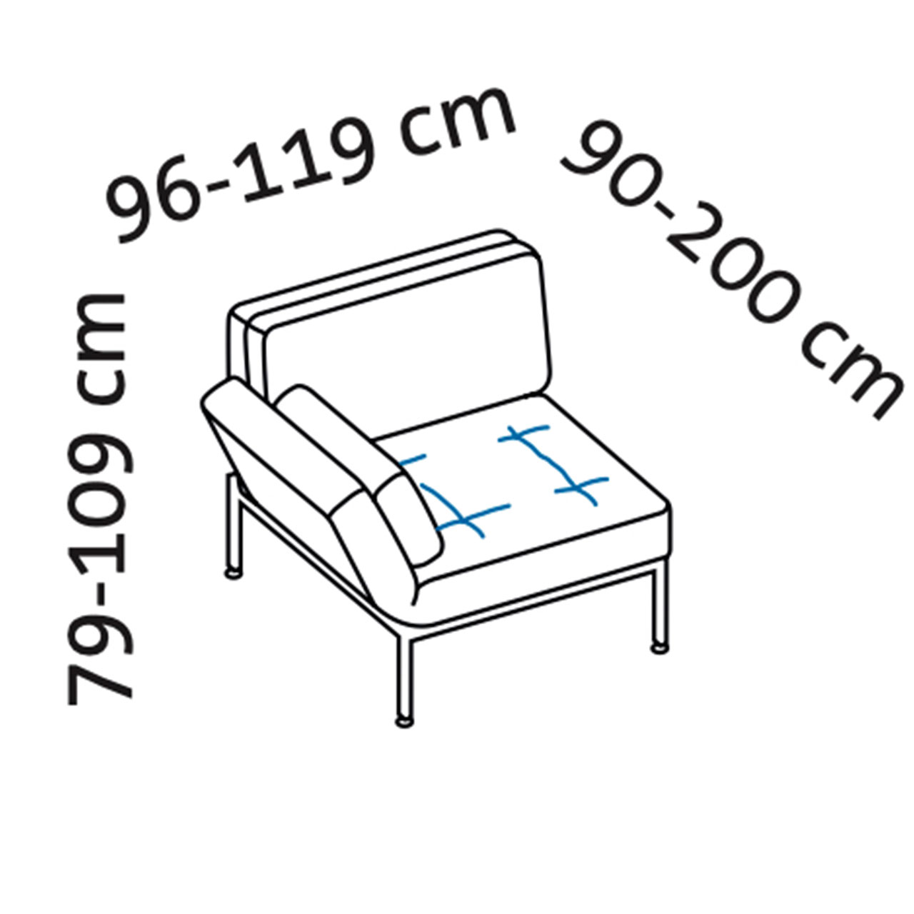 Maßzeichnung roro medium soft 74014