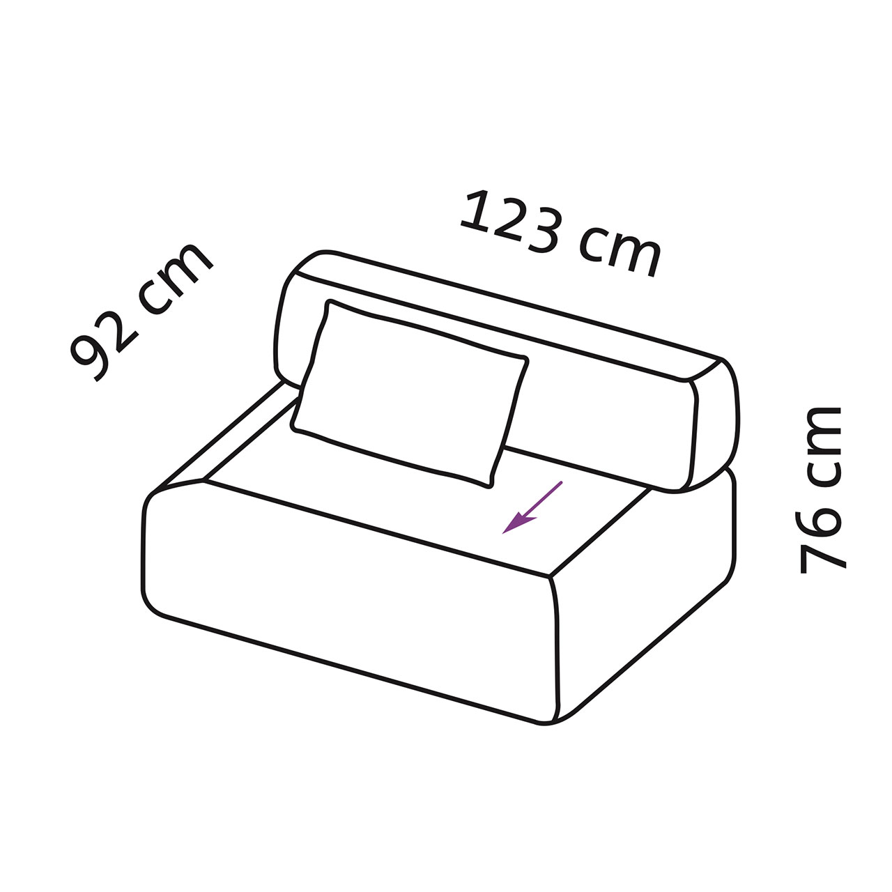 Maßzeichnung für den Element 1,5 all together von brühl.
