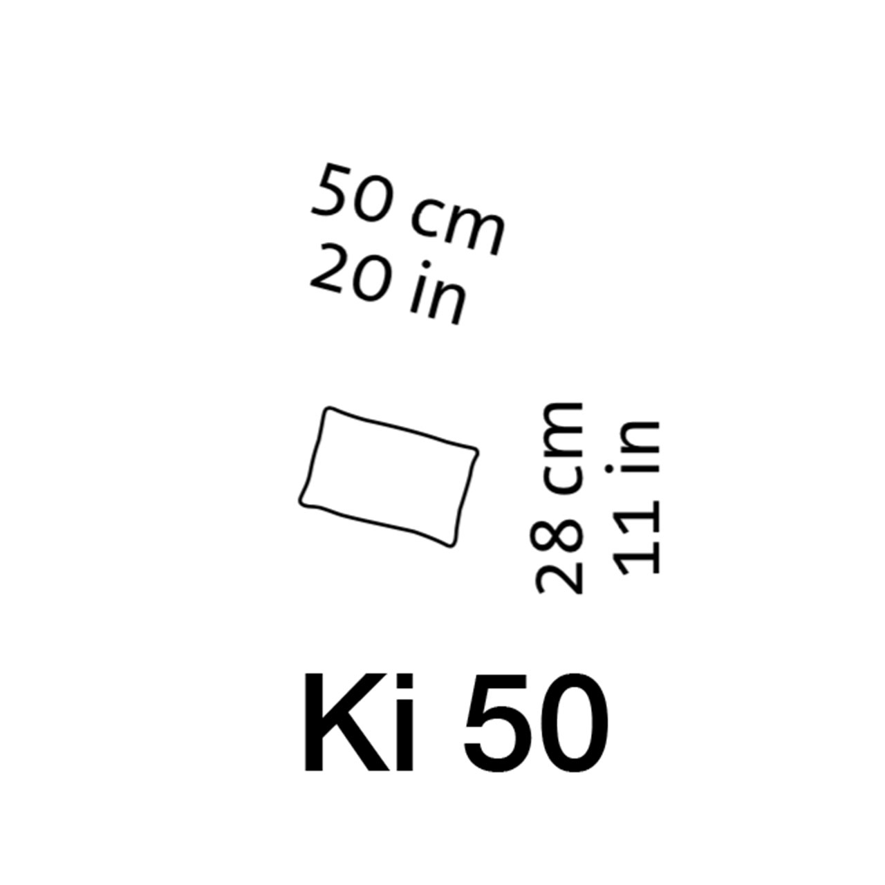 Maßzeichnung brühl embrace Kissen