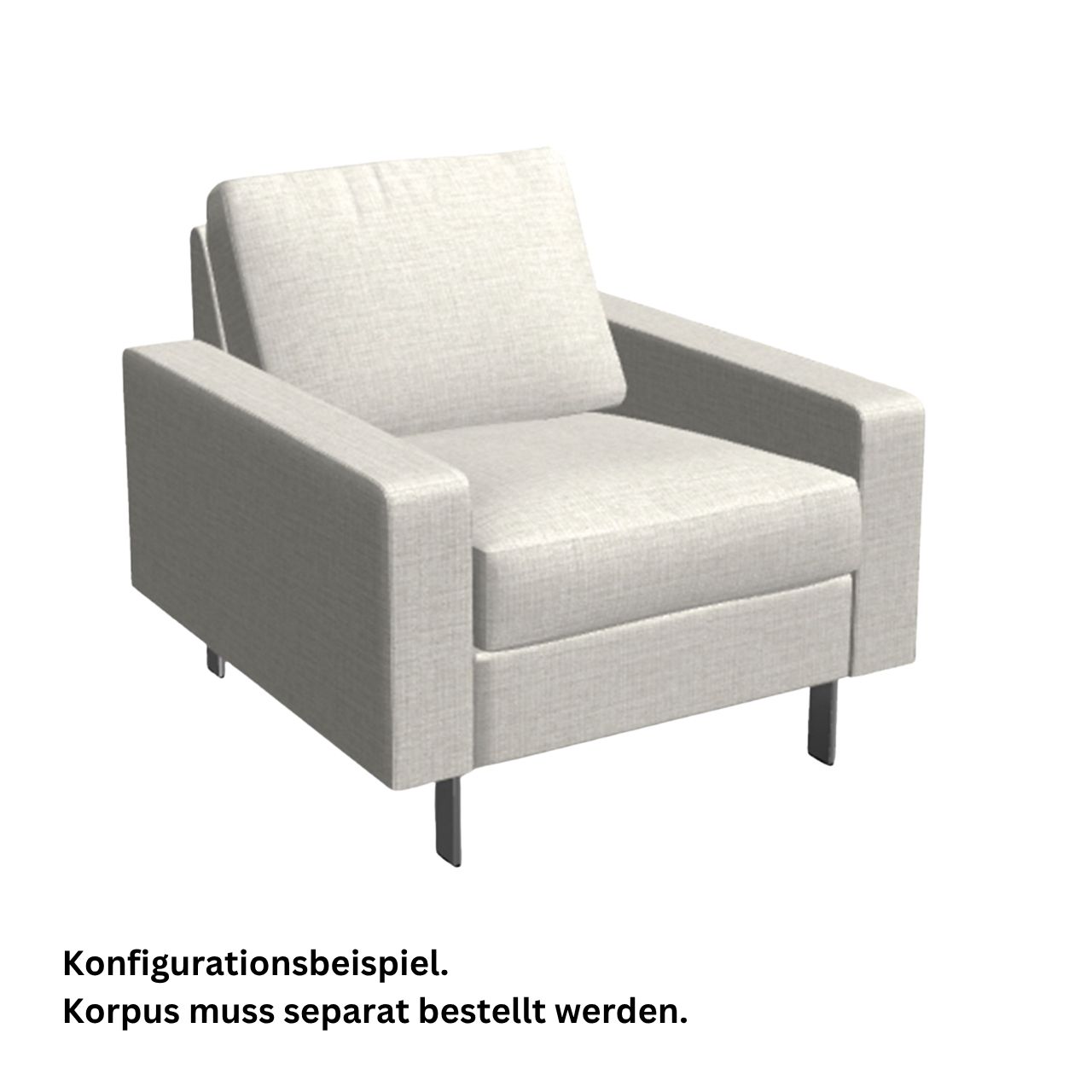 COR Conseta Armlehne 40010 hoch, Breite 12 cm