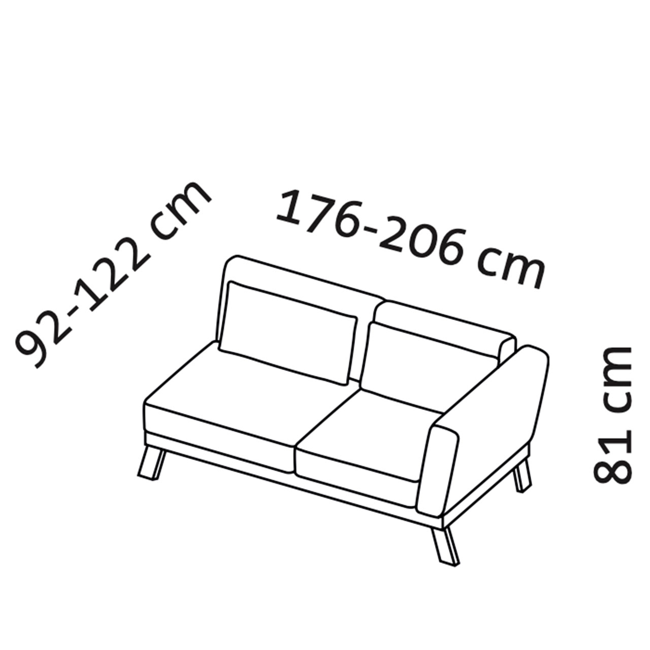 Maßzeichnung brühl lofoten lounge Openend