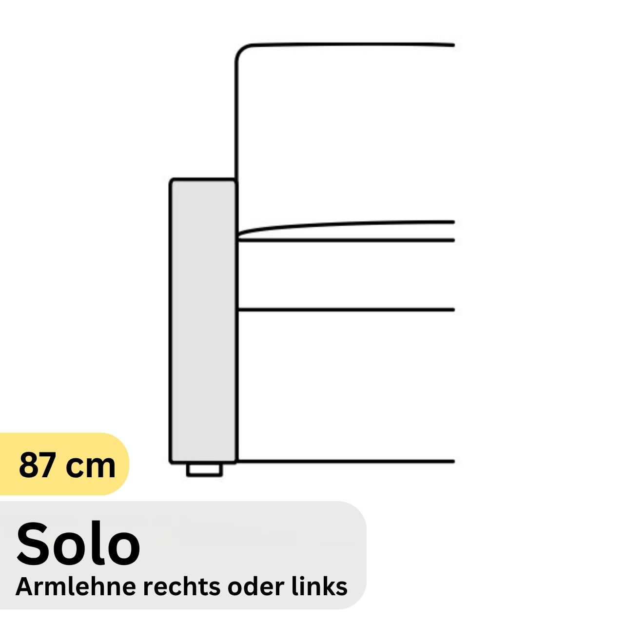 COR Conseta: Skizze Armlehne 60010