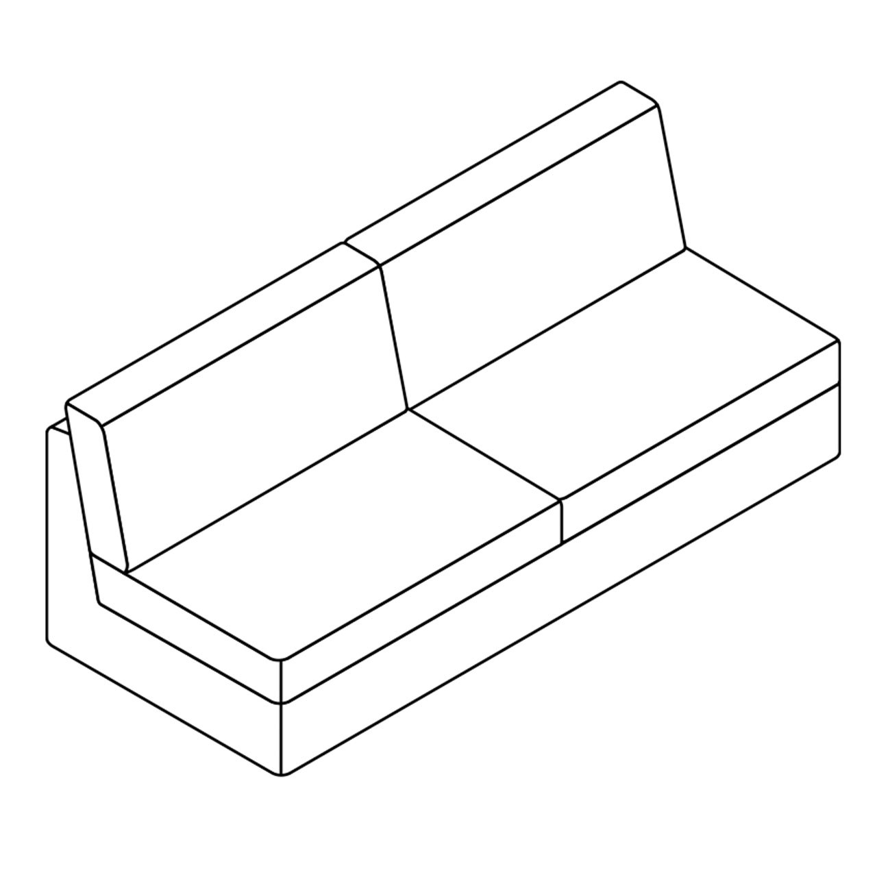 COR Conseta: Skizze Sofa-Korpus 40210
