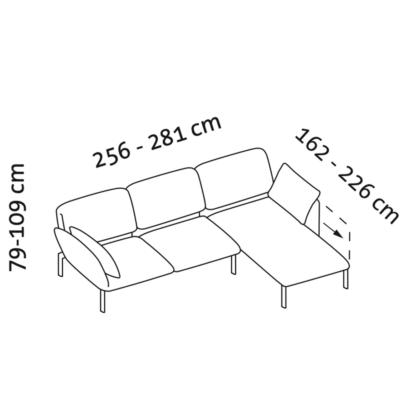 Maßzeichnung roro medium classic 74106-74123