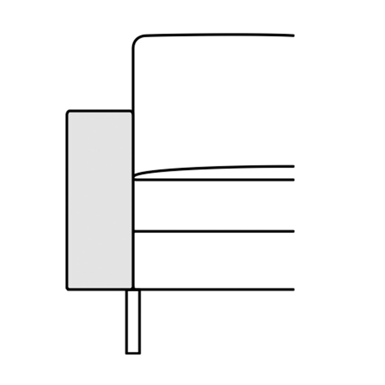 COR Conseta: Skizze Armlehne 49040