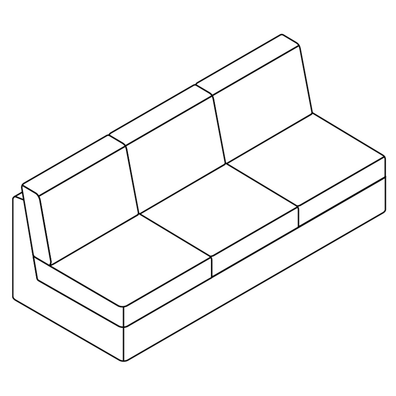 COR Conseta: Skizze Sofa-Korpus 40370