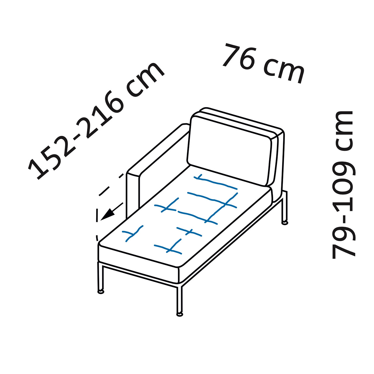 Maßzeichnung roro small soft 77076