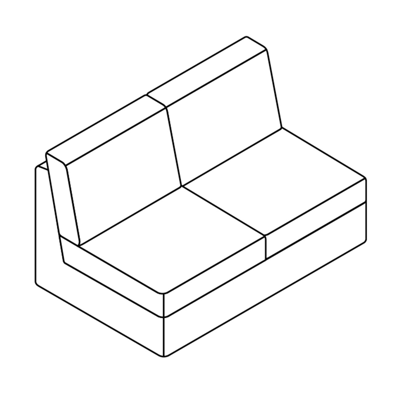 COR Conseta: Skizze Sofa-Korpus 40270