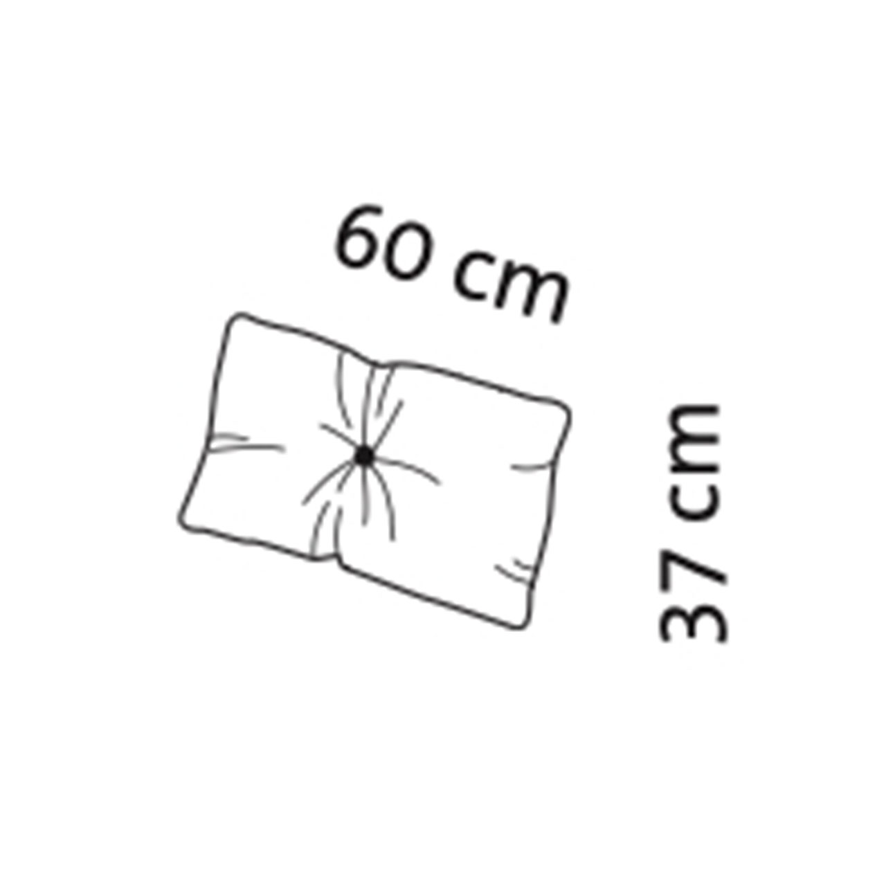 Maßzeichnung brühl piano Kissen eckig