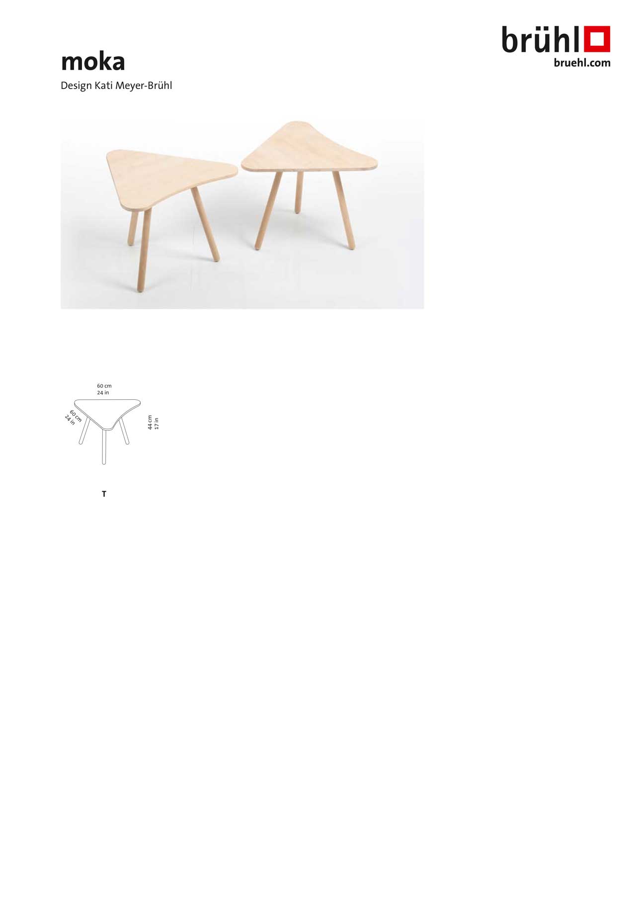 Maßblatt brühl moka