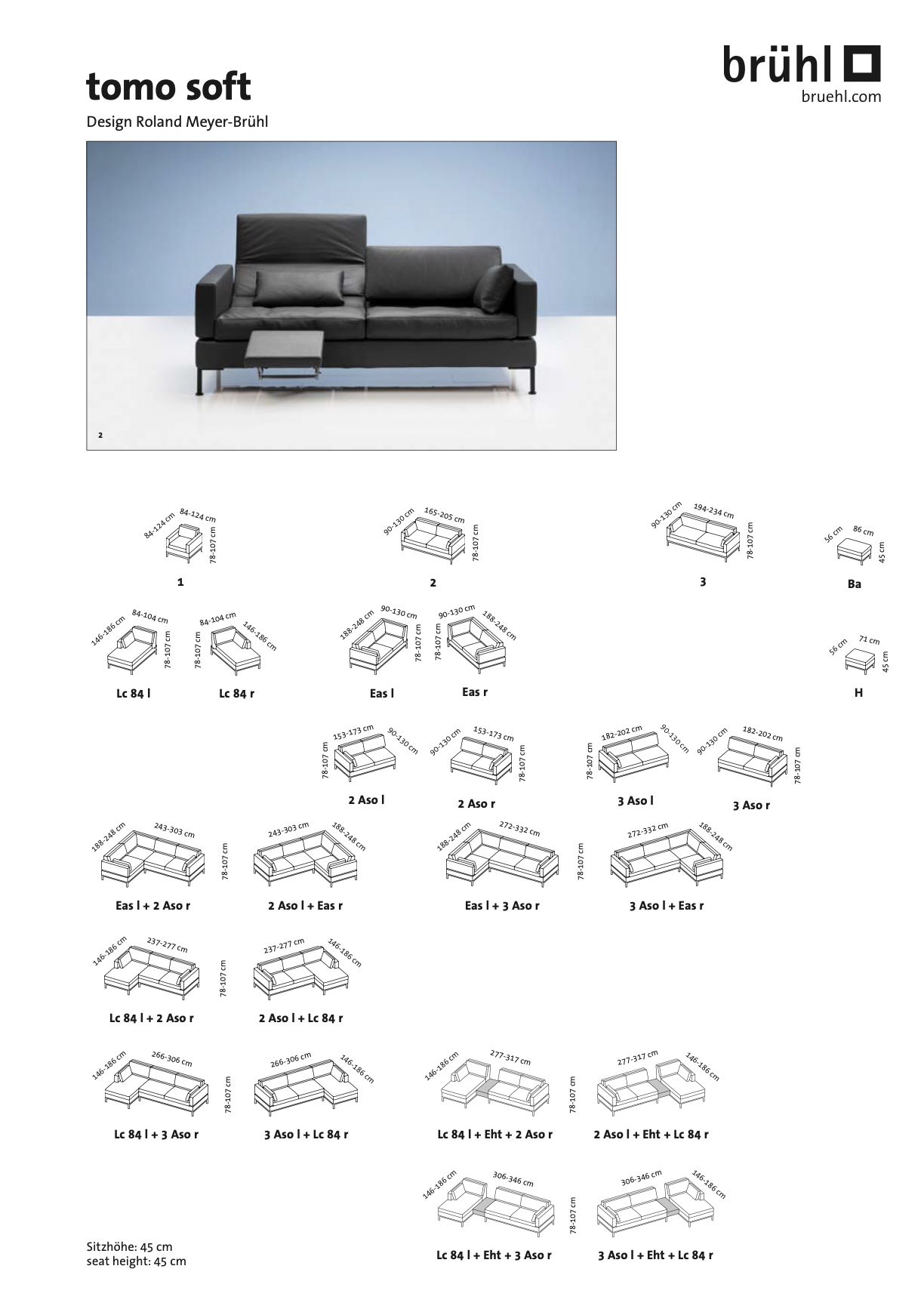 Maßblatt brühl tomo soft