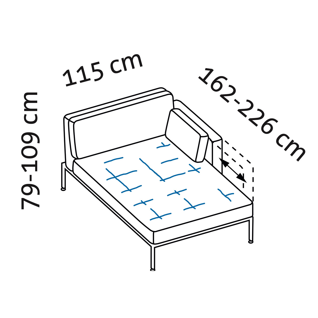 Maßzeichnung roro small soft 77025