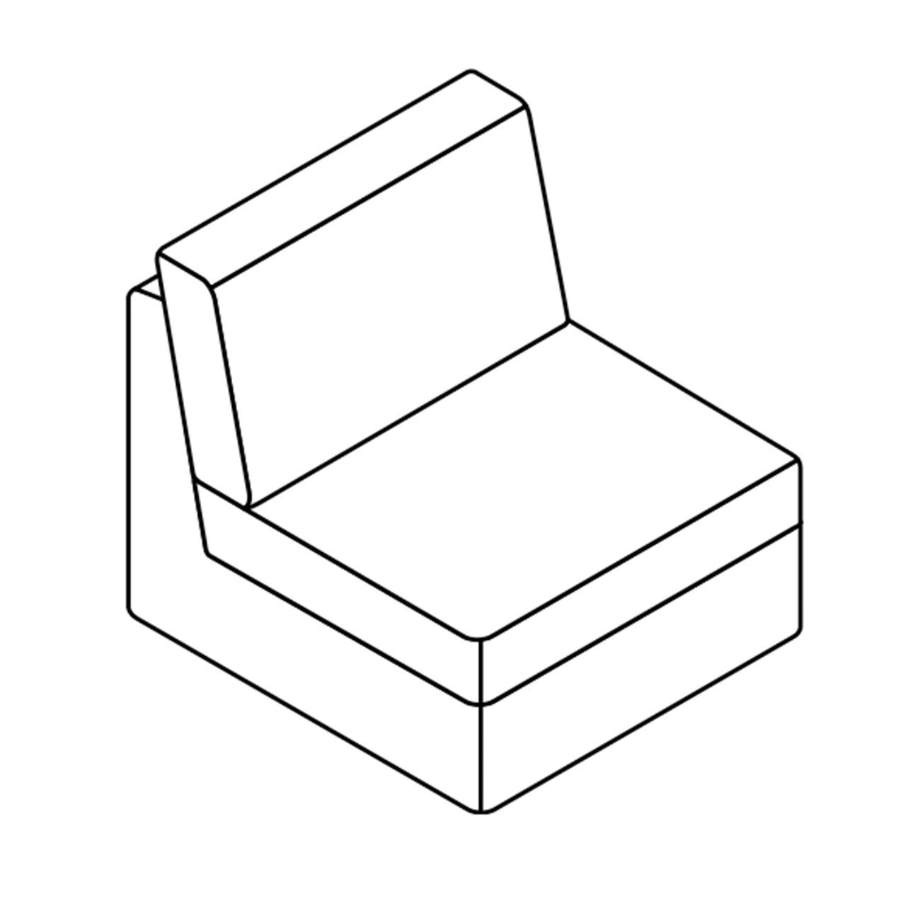 COR Conseta: Skizze Sessel-Korpus 40180