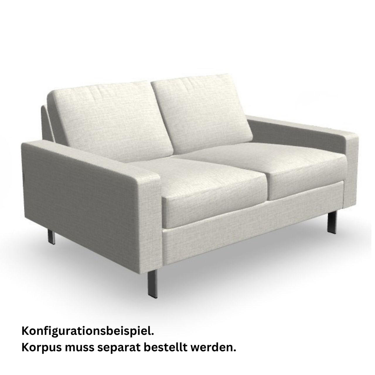 COR Conseta Armlehnen 97 cm Tiefe, 40910 und 40901 niedrig, Breite 12 cm