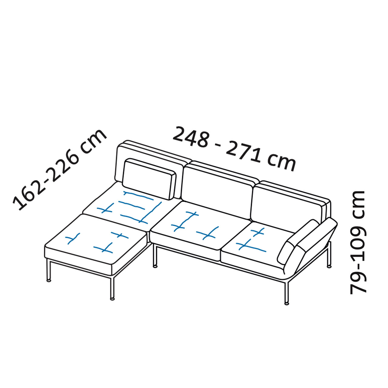 Maßzeichnung roro medium soft 74020-74007
