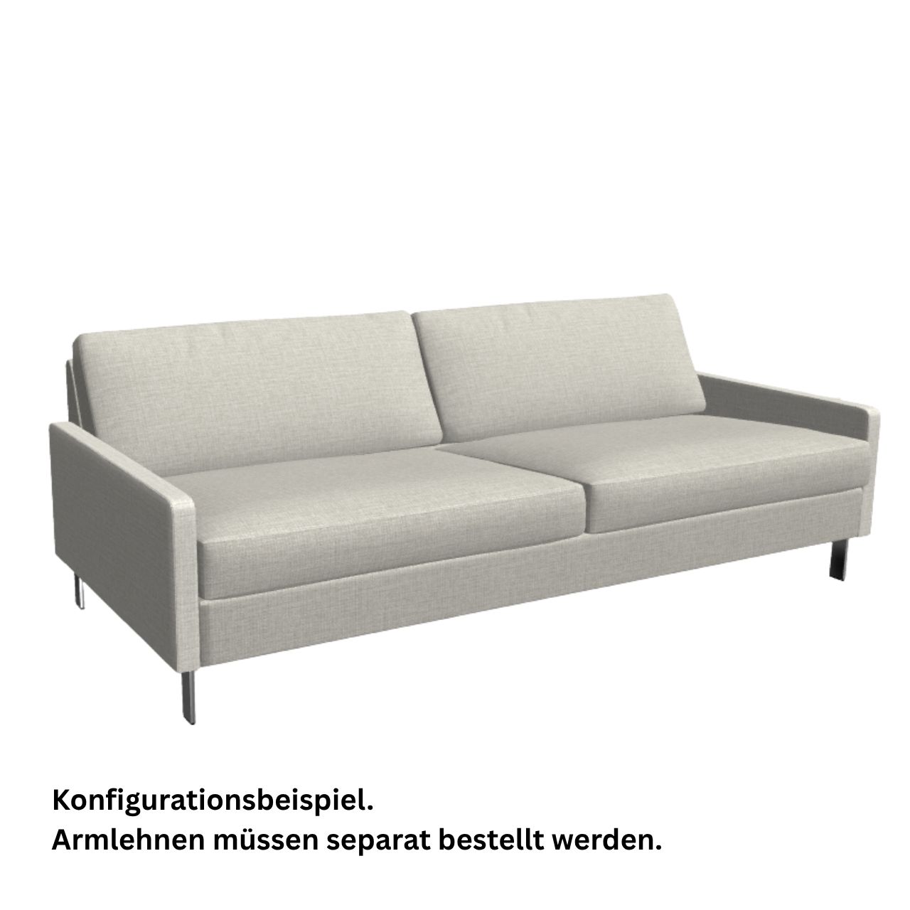 COR Conseta Sofa-Korpus 40219 Tiefe 97 cm, Breite 210 cm.