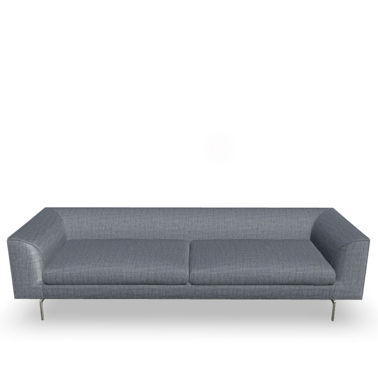 250 cm breites Sofa mit Einzelfüßen