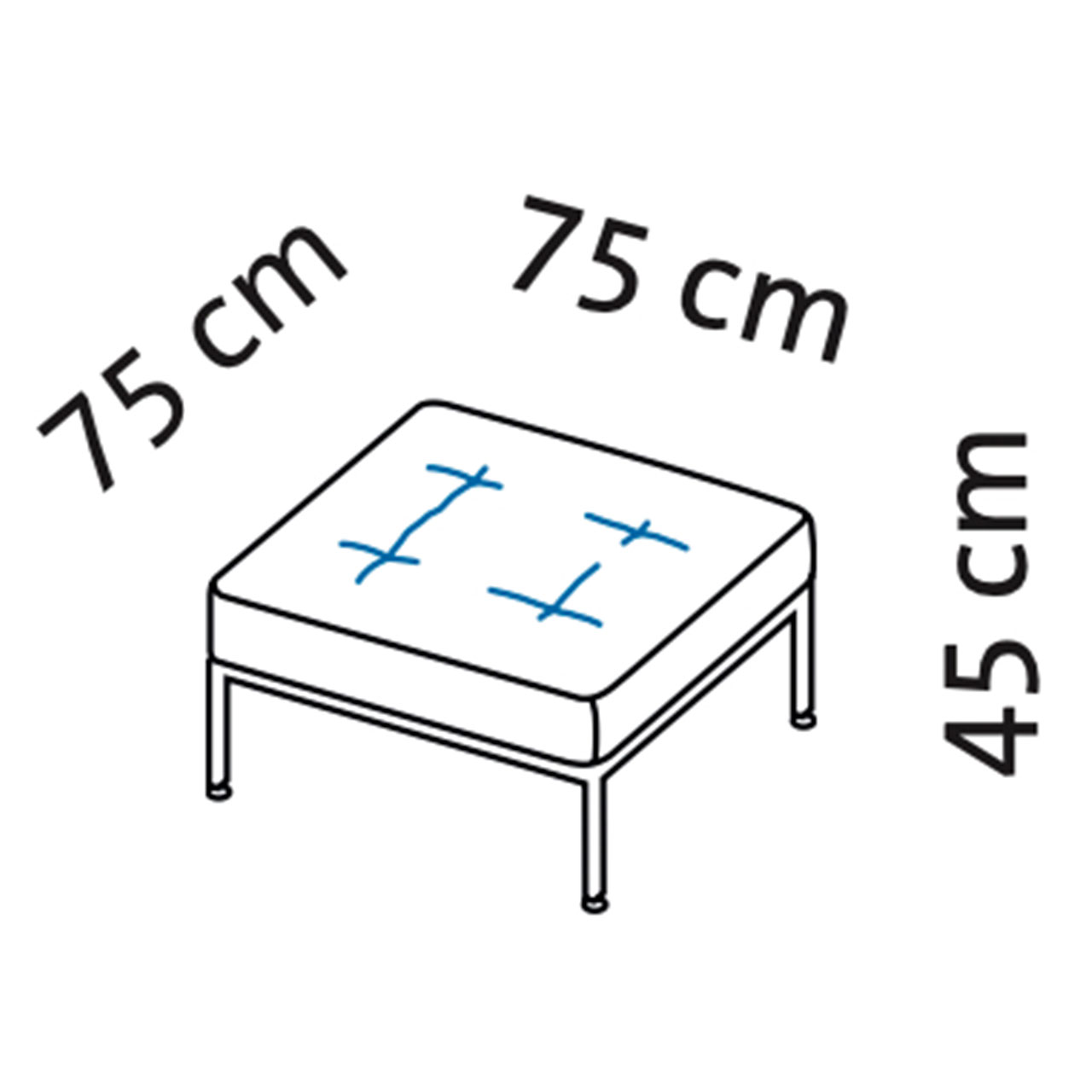 Maßzeichnung roro medium soft 74032