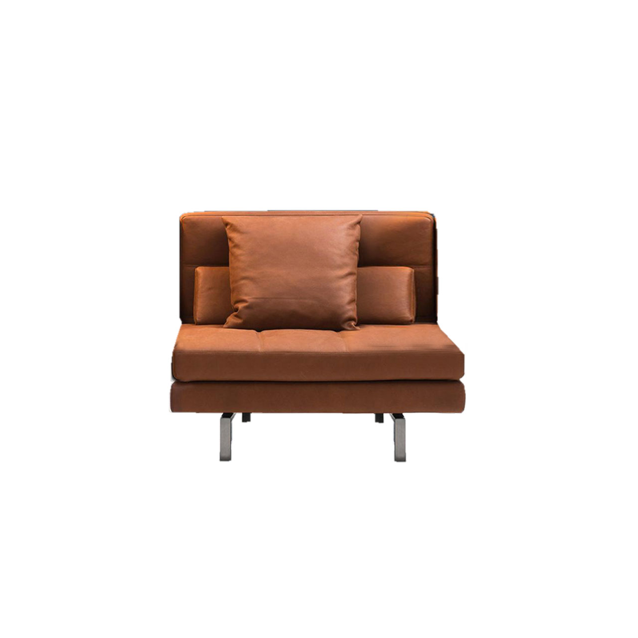 Braunes Zwischenelement für brühl amber Ecksofas.