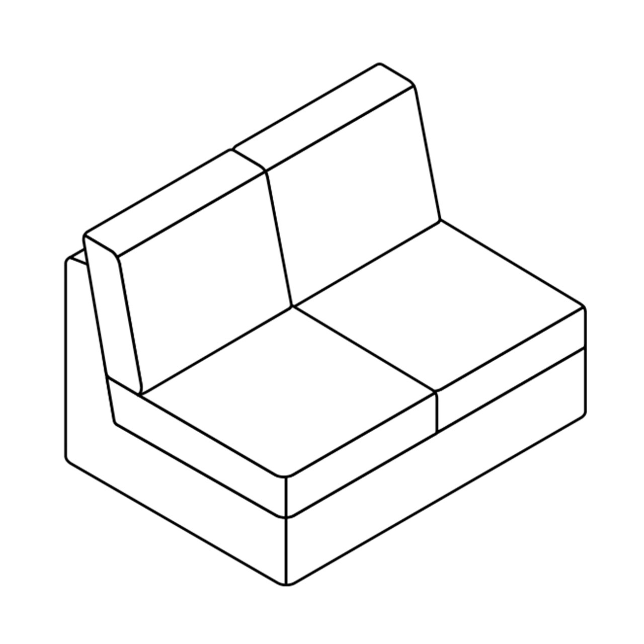 COR Conseta: Skizze Sofa-Korpus 40260