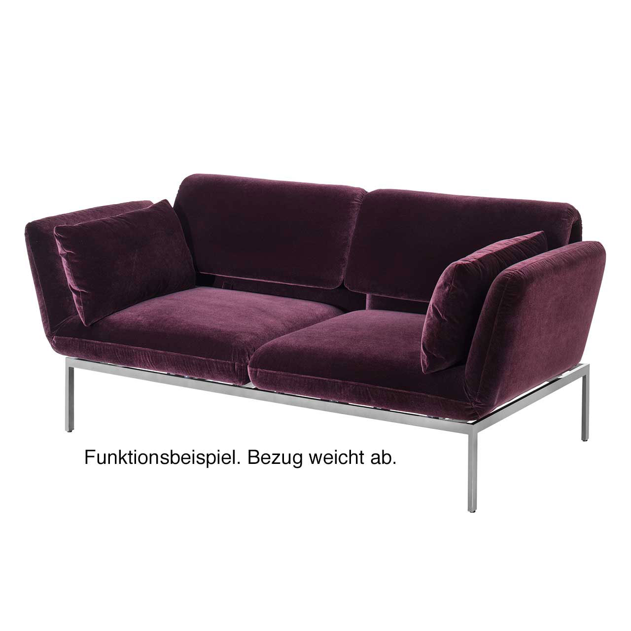 Beispielbild roro Sofa mit 2 Sitzen.