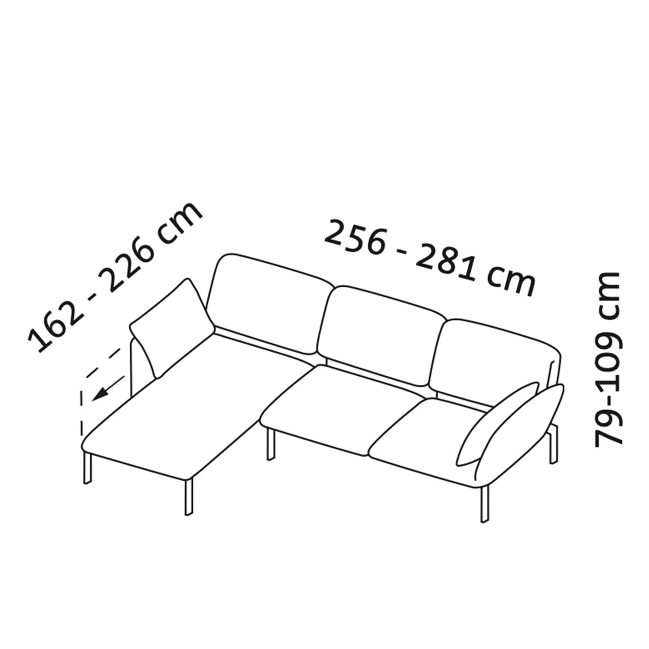Maßzeichnung roro medium classic 74122-74107