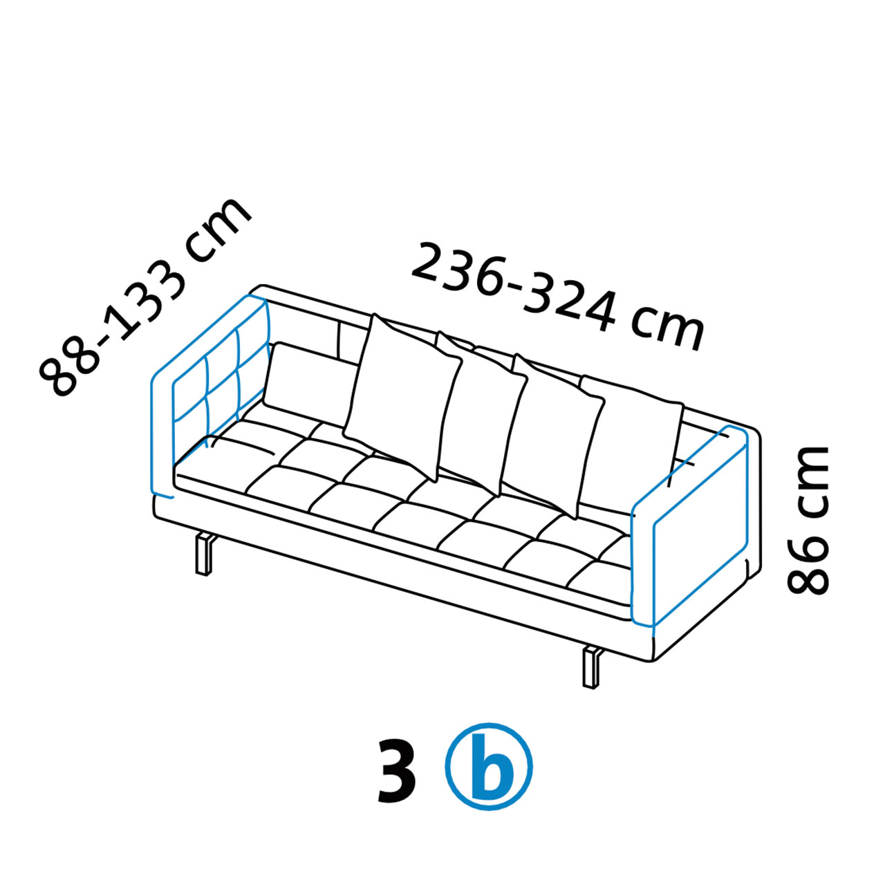 Maßzeichnung brühl amber 67711 Armlehne b