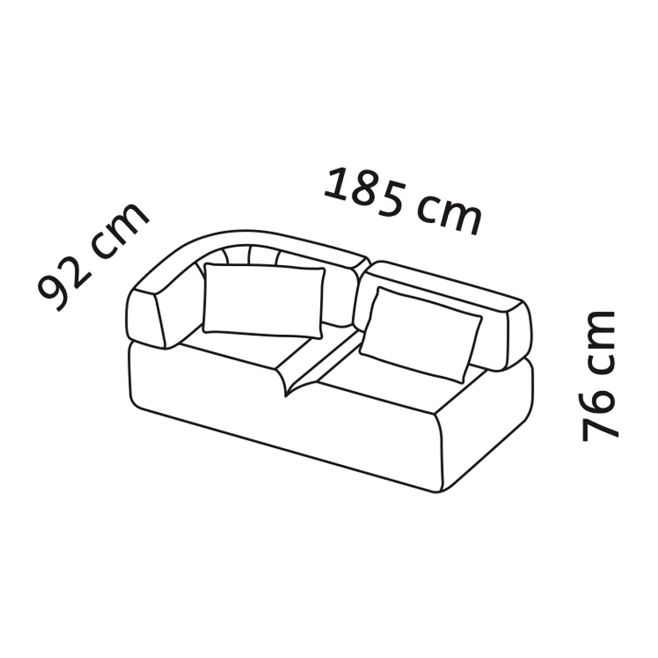 Maßzeichnung für das all together Openend 73621.