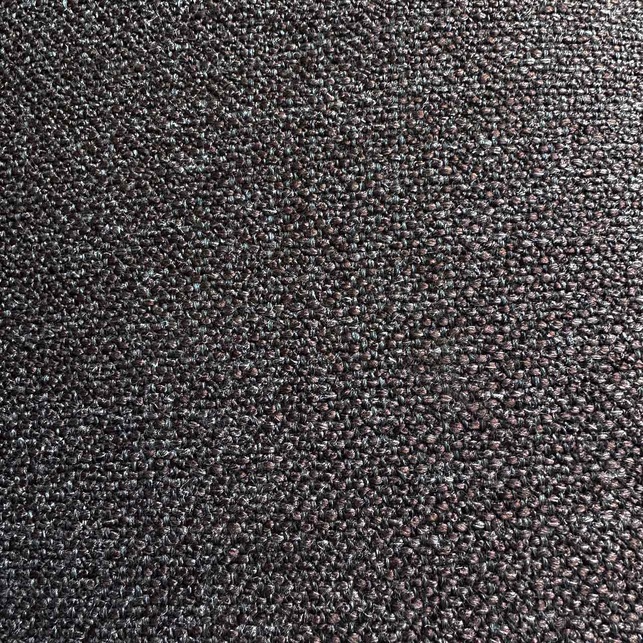 Stoffdetail des grob gewebten grauen Stoffes