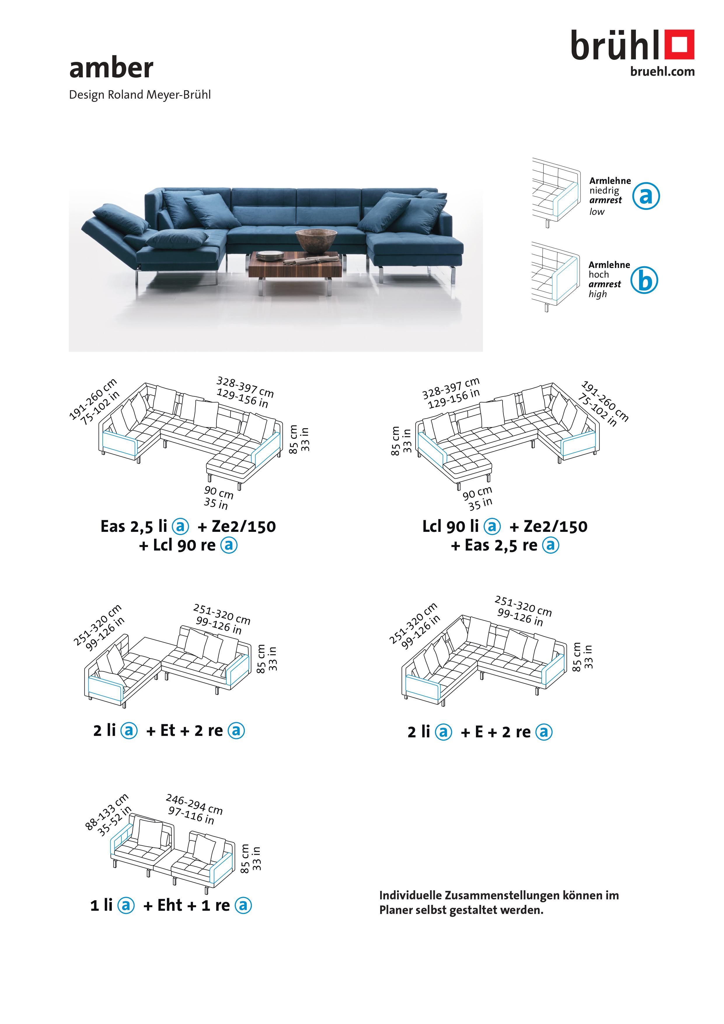 Maßblatt brühl amber