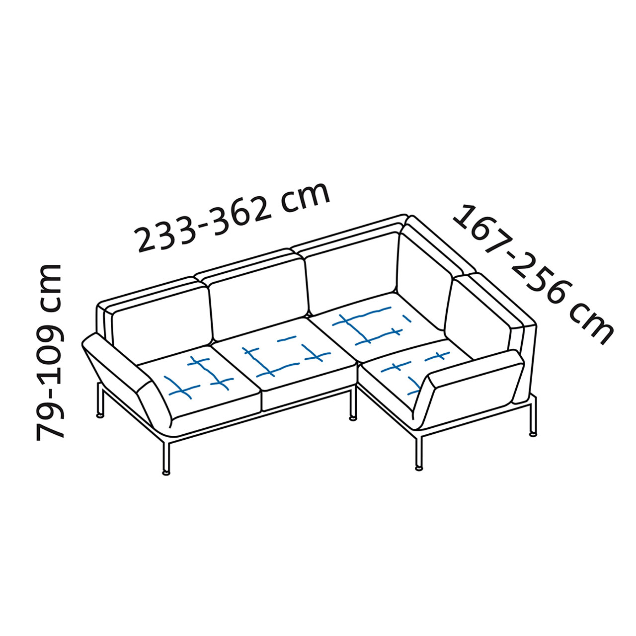 Maßzeichnung roro small soft 77006-77027