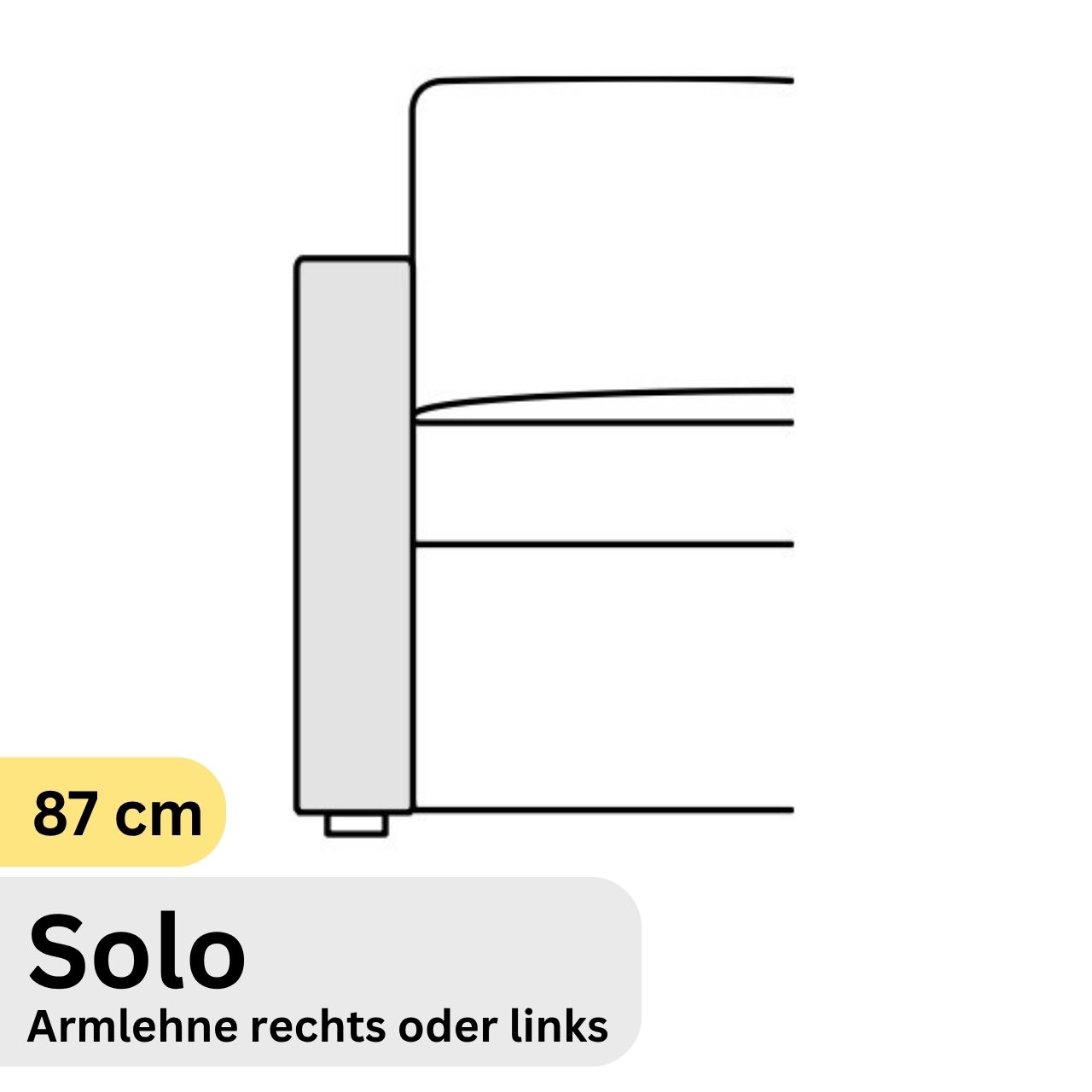 COR Conseta: Skizze Armlehne 64010