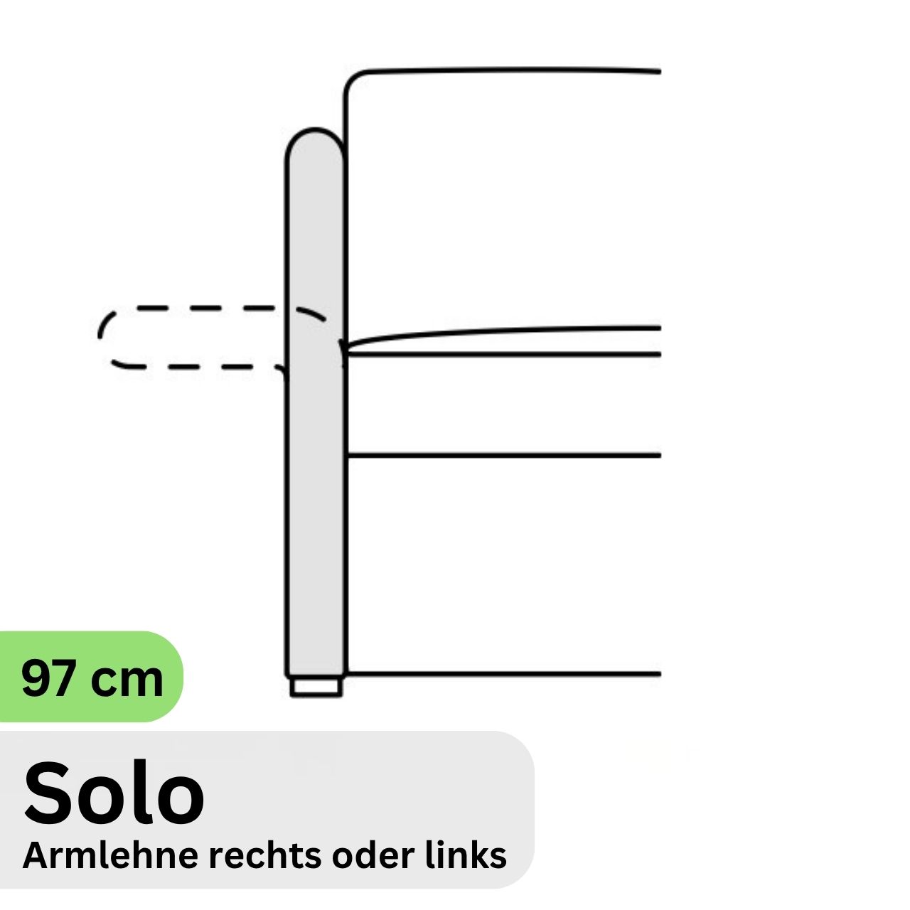 COR Conseta: Skizze Armlehne 64970