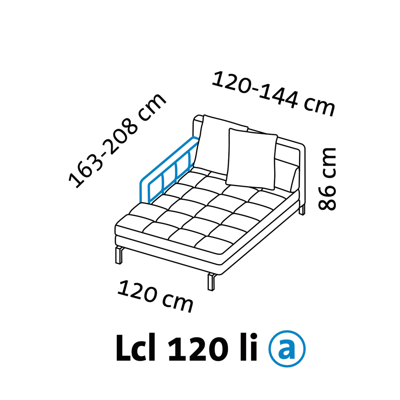 Maßzeichnung brühl amber 67736 Armlehne a