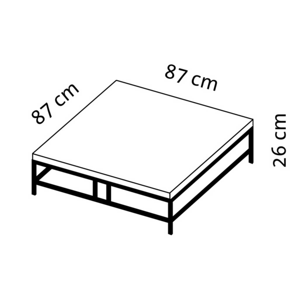 Maßzeichnung brühl easy pieces Tisch