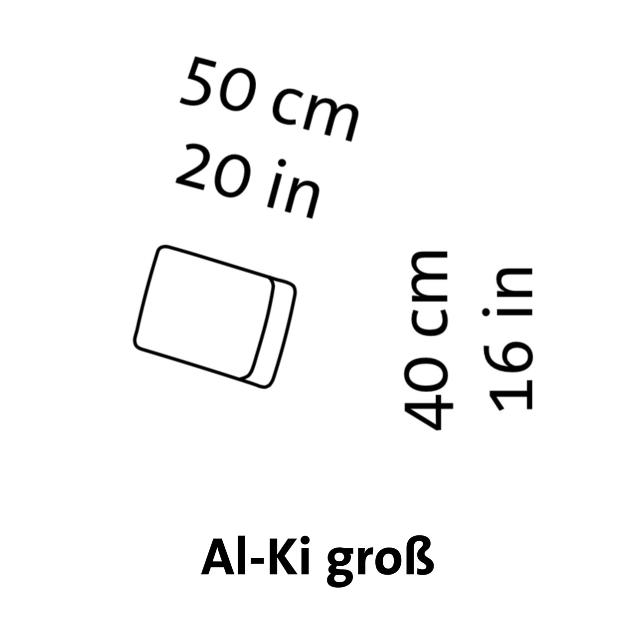 Maßzeichnung brühl Armlehnkissen groß