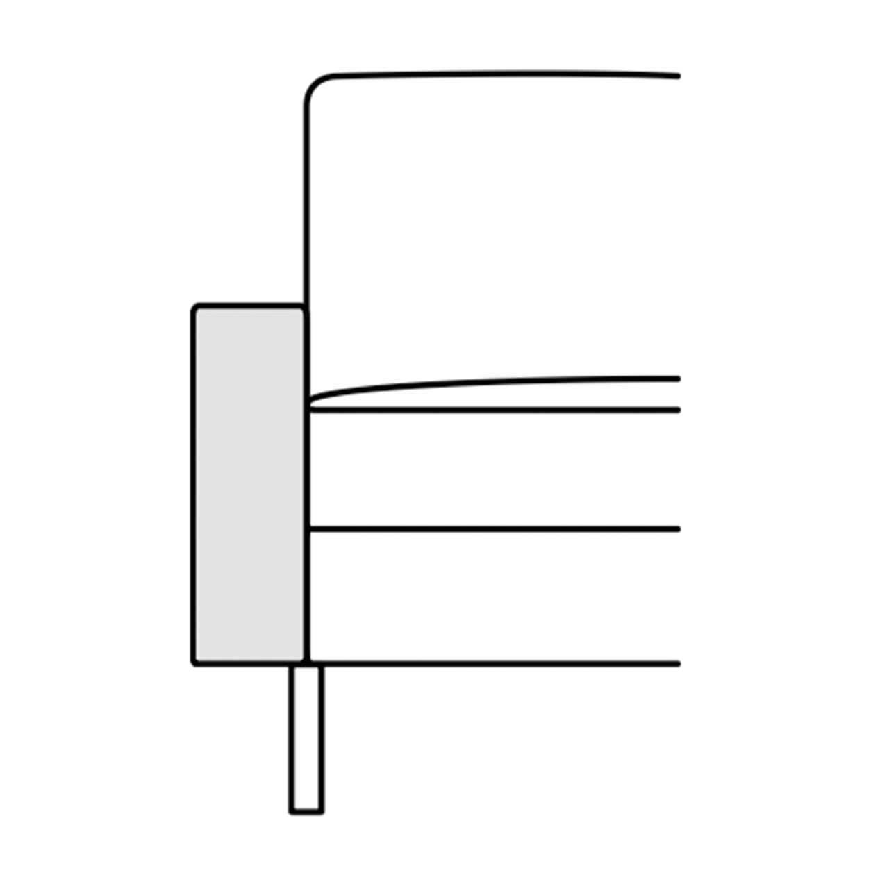 COR Conseta: Skizze Armlehne 40010