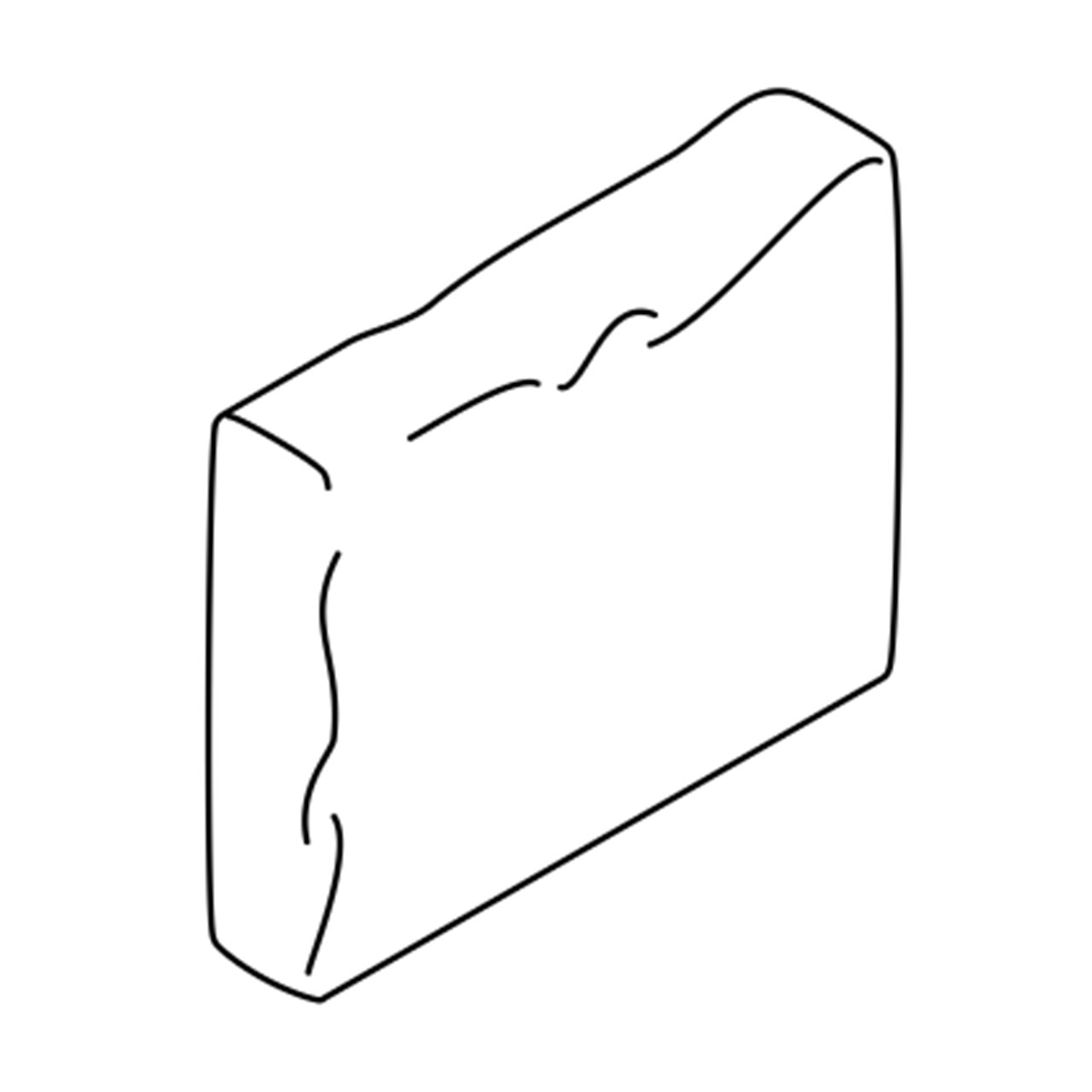 Skizze des rechteckigen Kissens