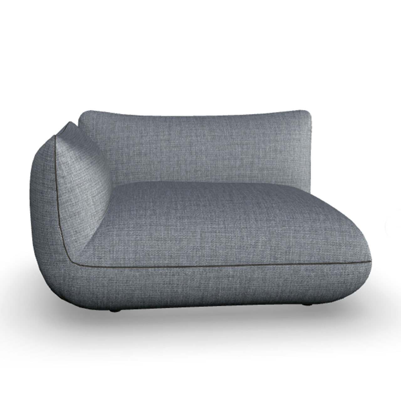 Mittelgroßes Element mit Armlehne links