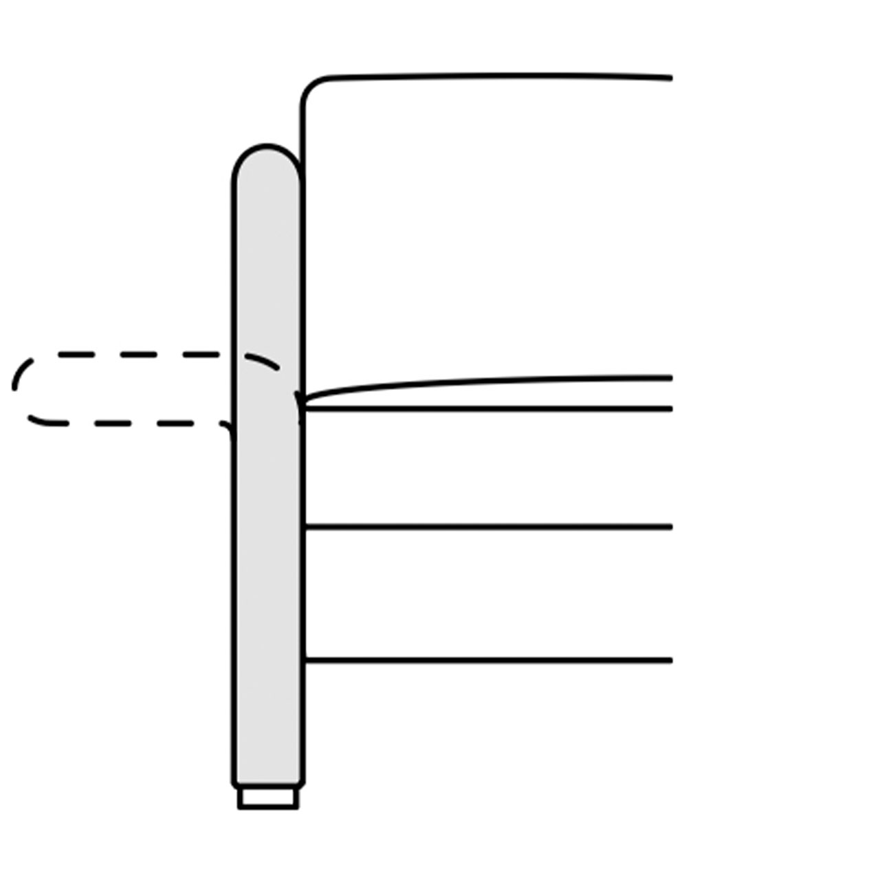 COR Conseta: Skizze Armlehne 44060