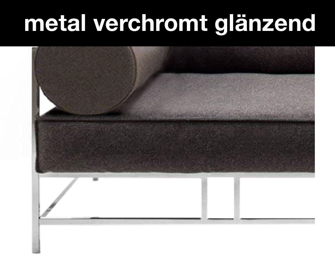 Beispielbild für Gestell Metall verchromt glänzend für brühl easy pieces.