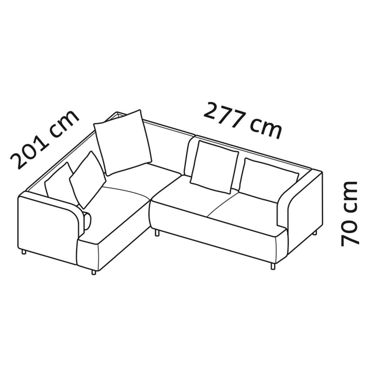 Maßzeichnung brühl aoyama Garnitur