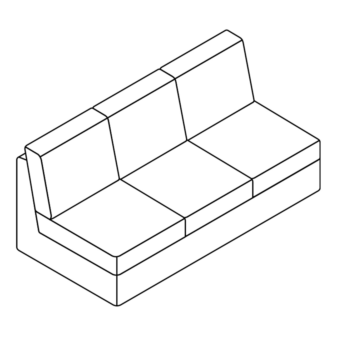 COR Conseta: Skizze Sofa-Korpus 40360