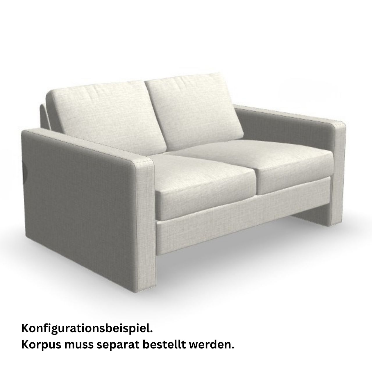 COR Conseta Wangenarmlehnen 97 cm Tiefe, 44930 und 44903 hoch, Breite 12 cm